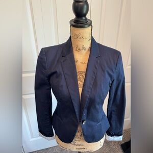 H&M Dark Blue Blazer